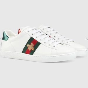 Gucci Ace Sneaker with Bee Size 7.5